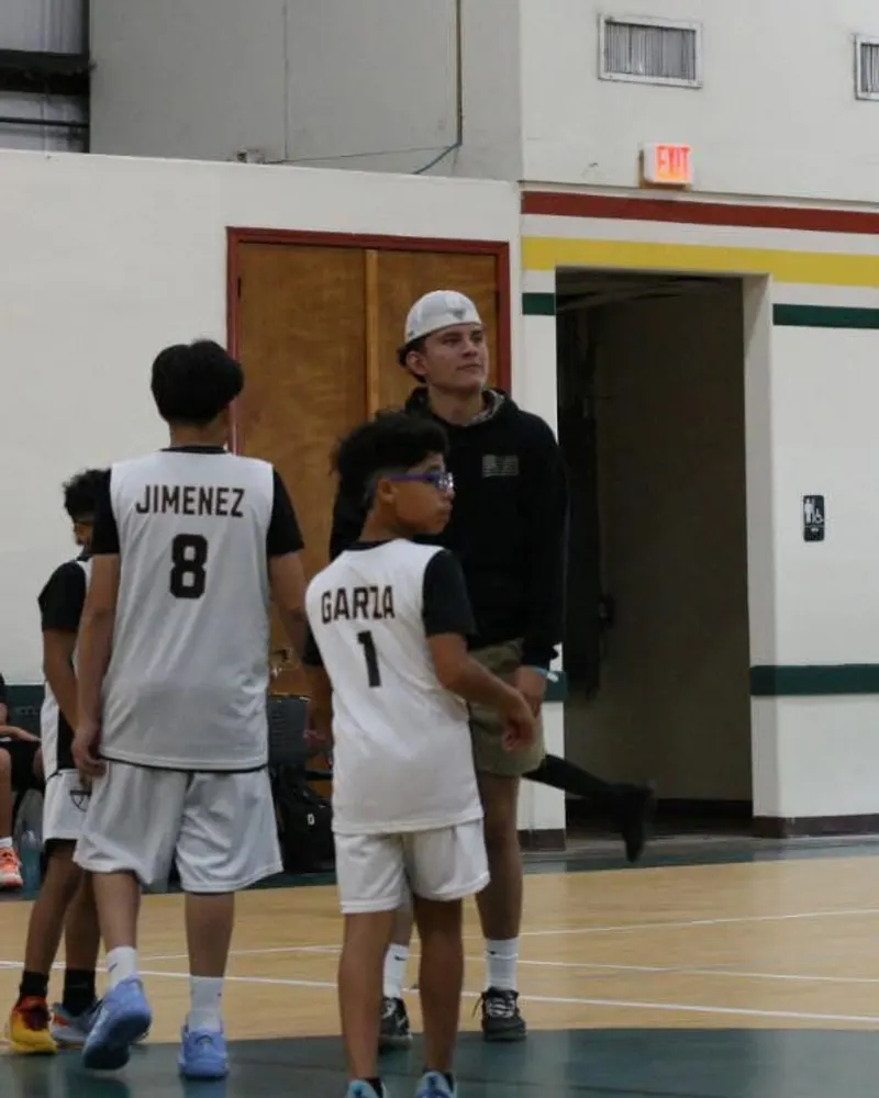 Coach Ruben at NXT Basketball.
